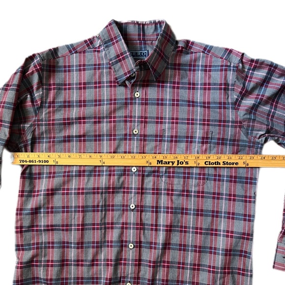 Sero by Forsyth button down dress shirt, size L No iron tailored cotton LIKE NEW - Picture 10 of 12